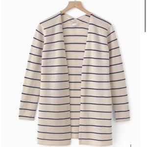 Garnet Hill easy cashmere cardigan M NWOT